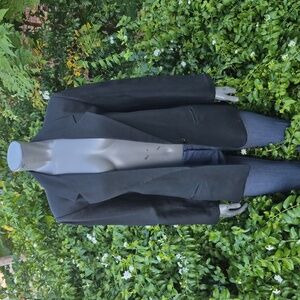 Braebrook (Ukraine) Ladies Vintage Black 60/40 Linen Blend Luxe Jacket/Blazer